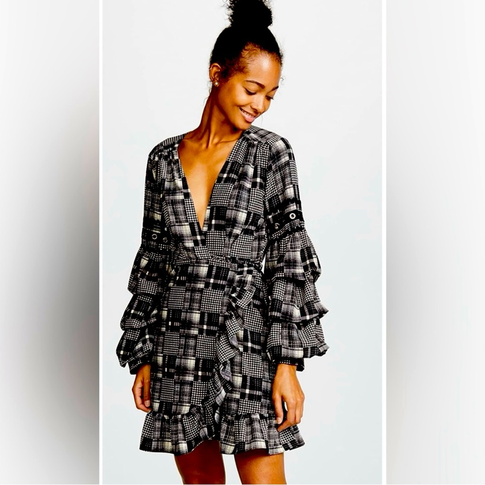 Misa Los Angeles Isabel Plaid Mini Dress - NWT